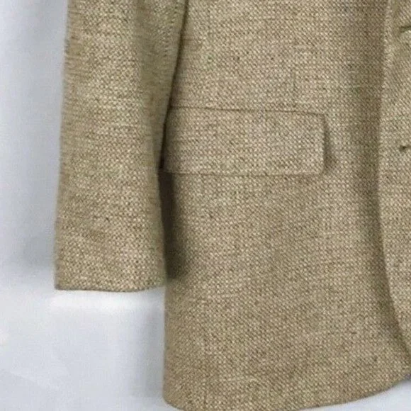 Nordstrom's Light Brown Tan Tweed Blazer Sports - Picture 6 of 10